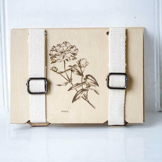 Medium Flower Press with Cotton Straps