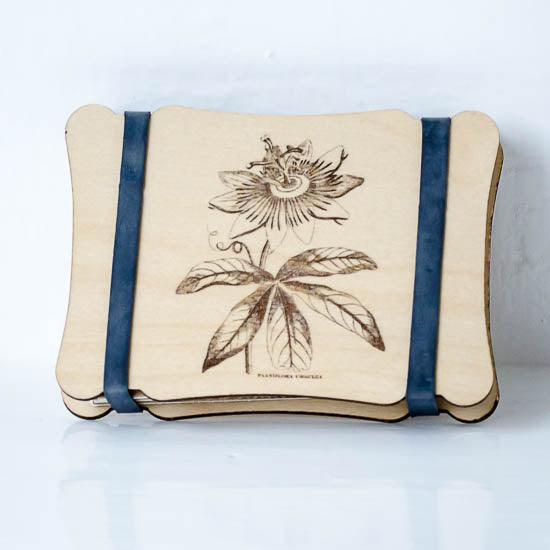Small Flower Press with Rubber Bands