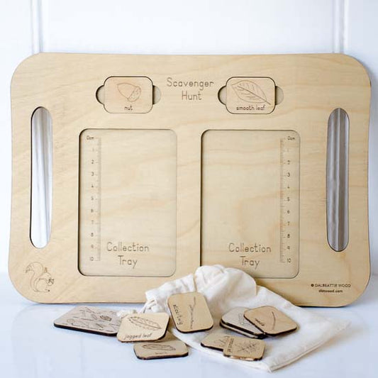 Tx Range Scavenger Hunt Tray - Large With Two Sections And 10 Tiles